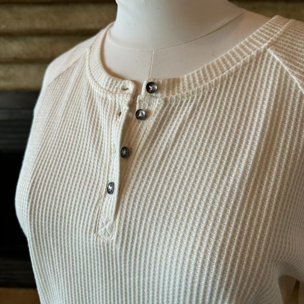 Waffle knit Thermal top - Marika, NEW, M